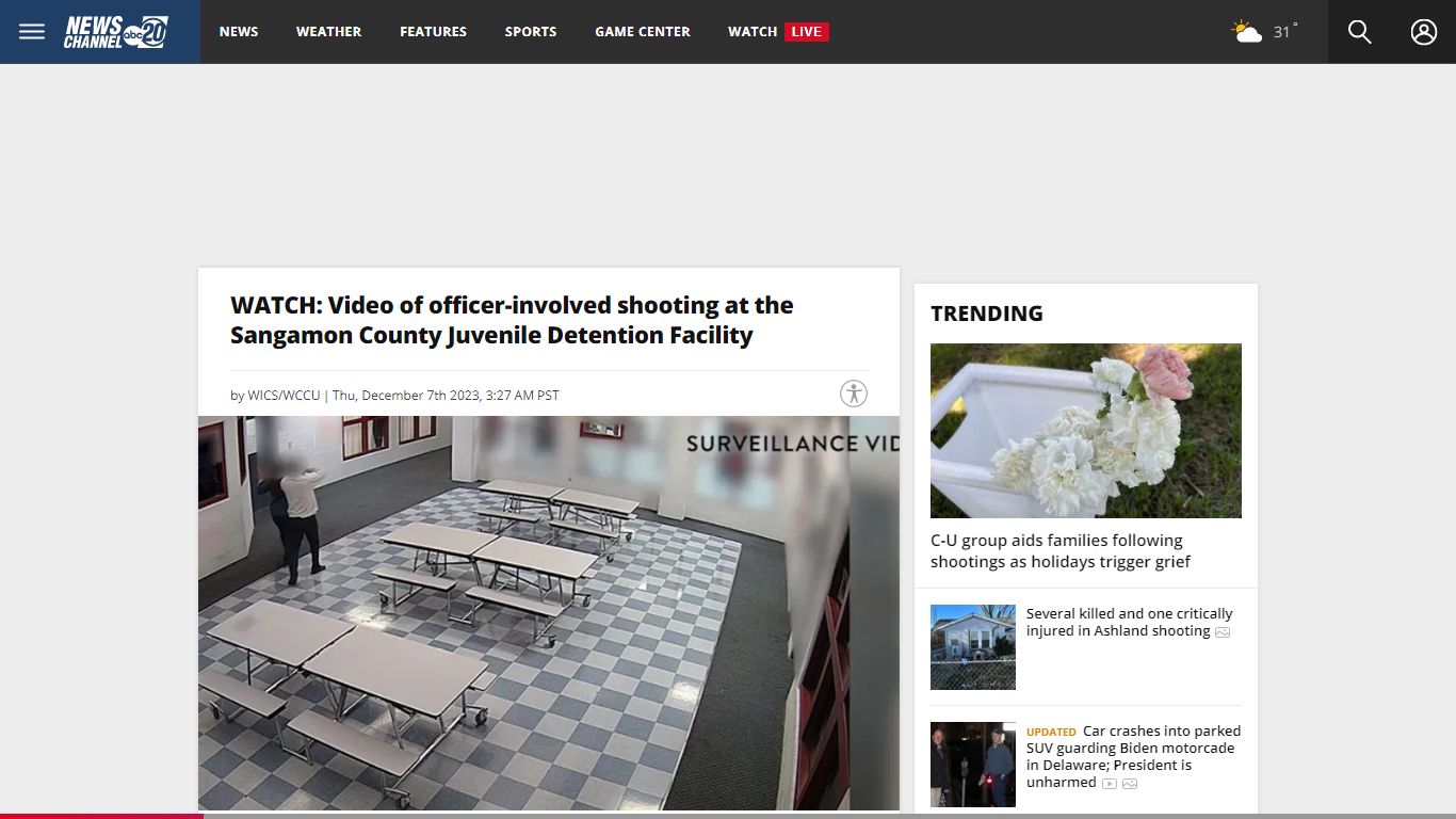 WATCH: Video of officer-involved shooting at the Sangamon County ...