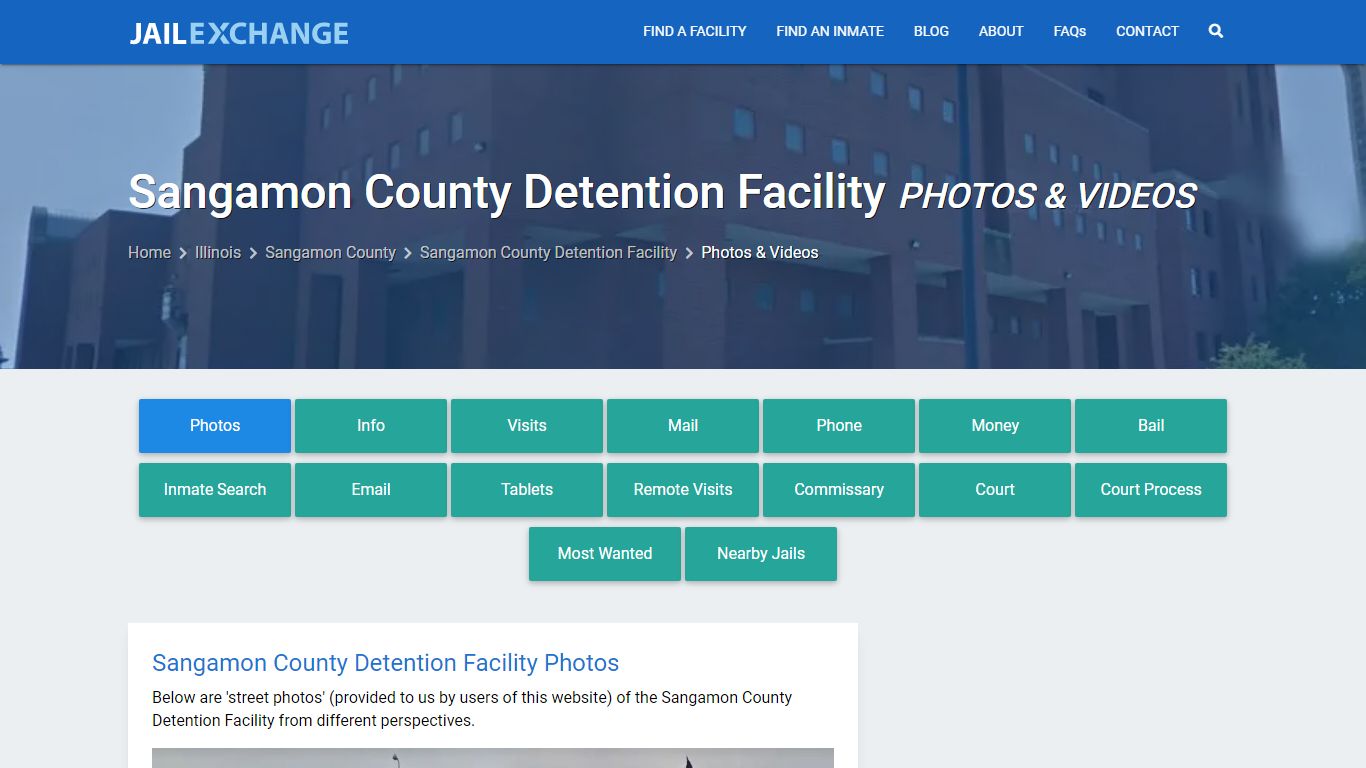 Photos & Videos - Sangamon County Detention Facility, IL - Jail Exchange